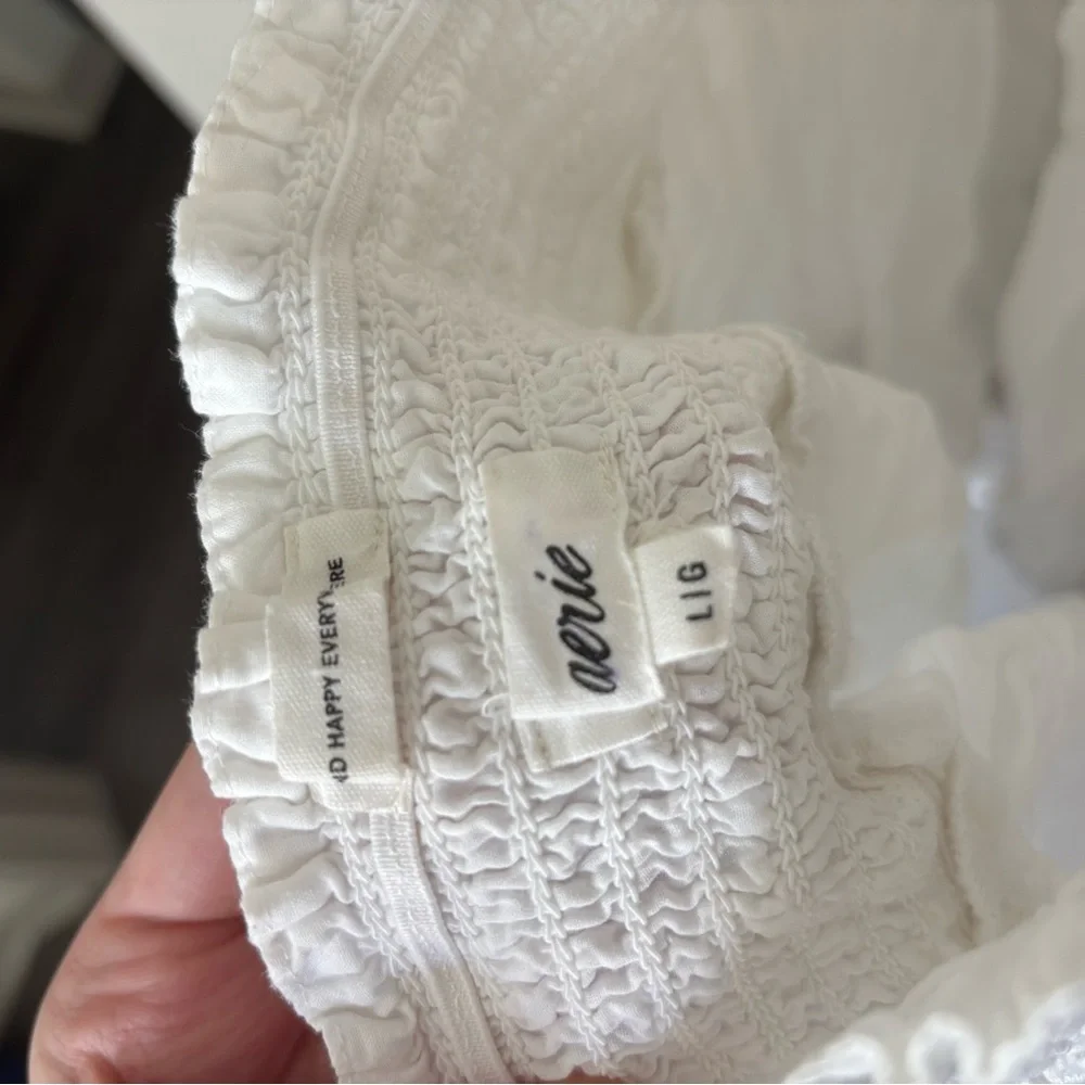 Aerie White Halter Dress - Picture 4 of 4